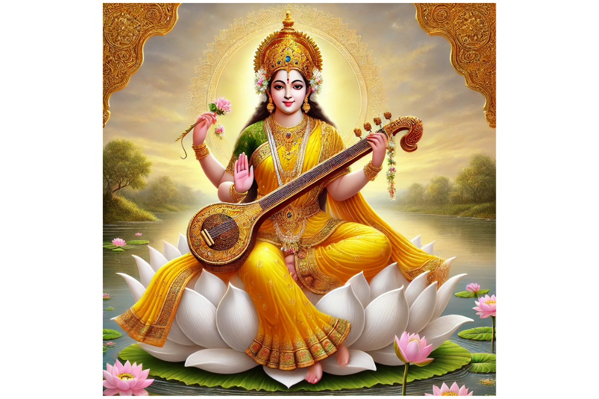 Basant Panchami Bhog Recipe: बसंत पंचमी पर मां सरस्वती को लगाएं रसमलाई का भोग 1 Saraswati 2 1
