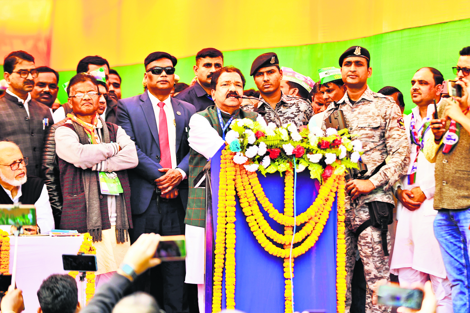 Bihar NDA: एनडीए ने 225 सीटें जीतने का लिया संकल्प, एक मंच से सभी दलों ने भरी हुंकार 1 06KIS 3 06022025 68 C681BHA112535502