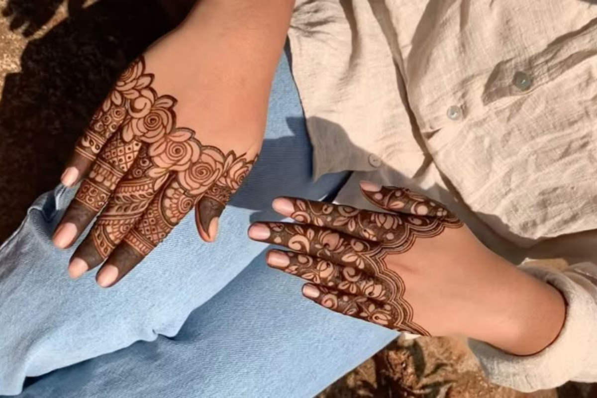 Finger Mehndi Design 4