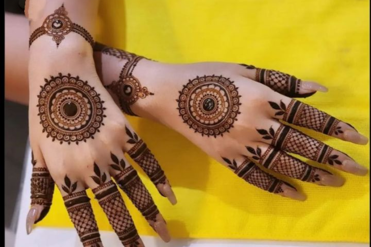 Finger Mehndi Design 6 1