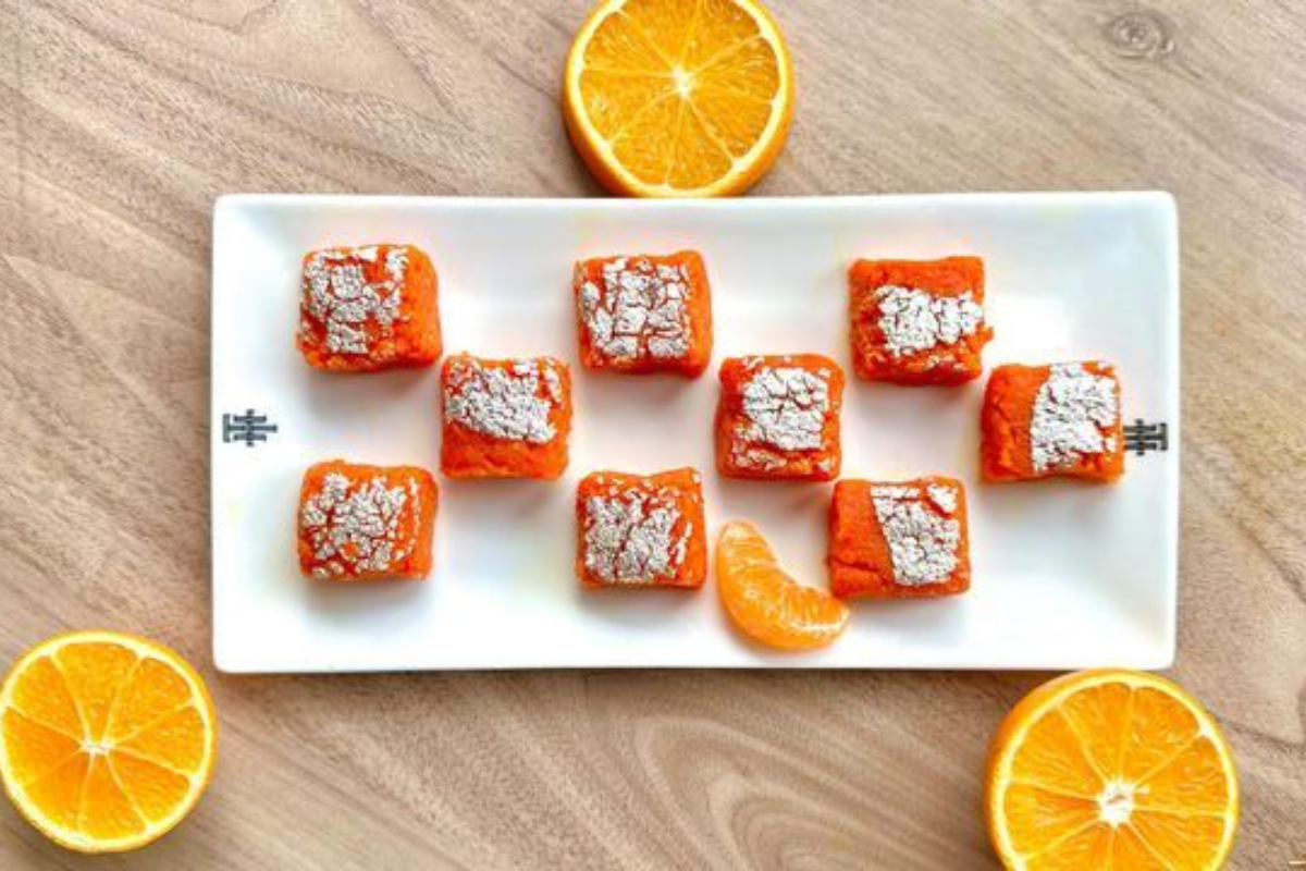 Orange Chocolate Barfi Recipe: बनाना चाहते हैं कुछ अलग तो ट्राई करें ये ऑरेंज चॉकलेट बर्फी 2 Orange Chocolate Barfi 1
