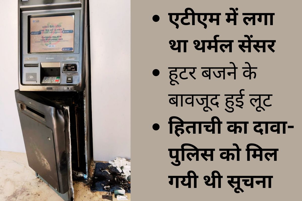 SBI ATM Loot in Barhi: हजारीबाग में जीटी रोड के किनारे एसबीआई के एटीएम से लूटे 6.17 लाख रुपए 1 sbi atm loot hazaribagh jharkhand