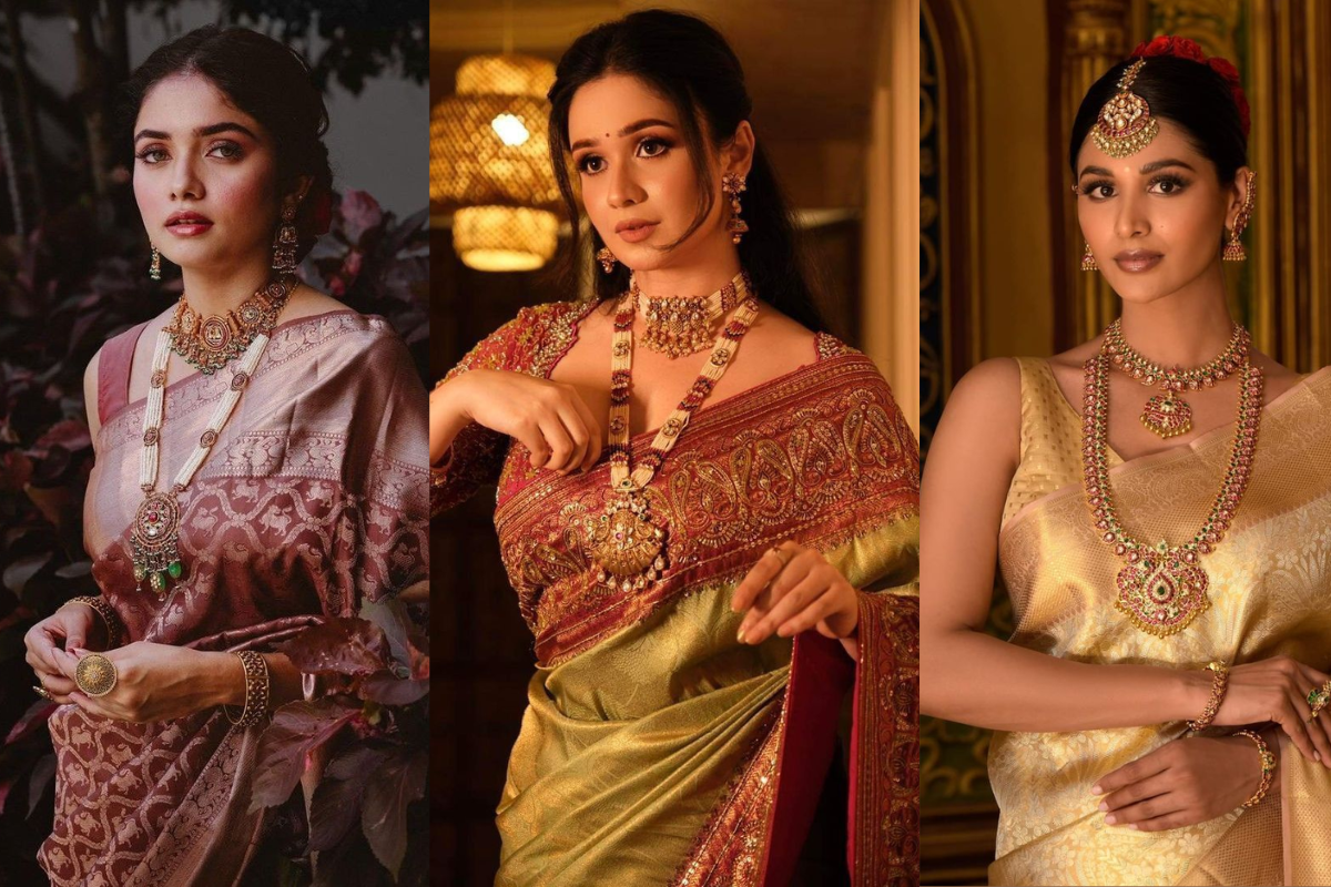 Double Layer Necklace Design: शादी में छा जाना है तो पहनें ये डबल लेयर वाला नेकलेस तारीफ करते नहीं थकेंगी आंटियां 1 Double Layer Necklace