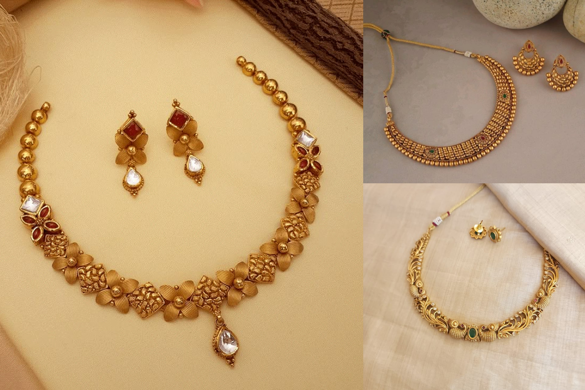 Gold Necklace Design 3