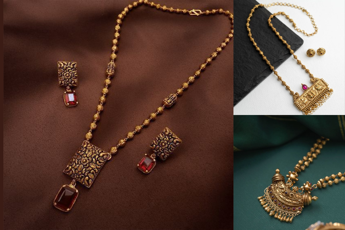 Gold Necklace Design 4