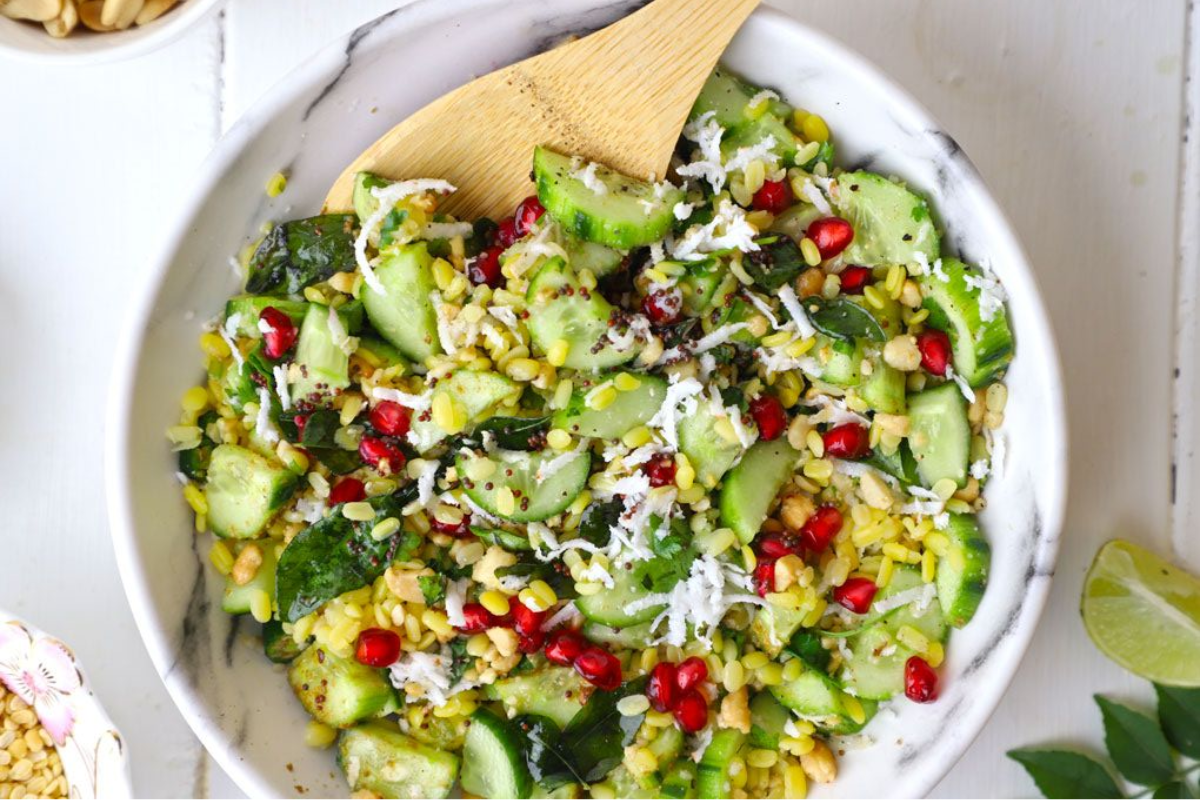 Kosambari Recipe for Ram Navami 2025: राम नवमी पर बनाएं पारंपरिक कोसम्बरी सलाद 1 Kosambari