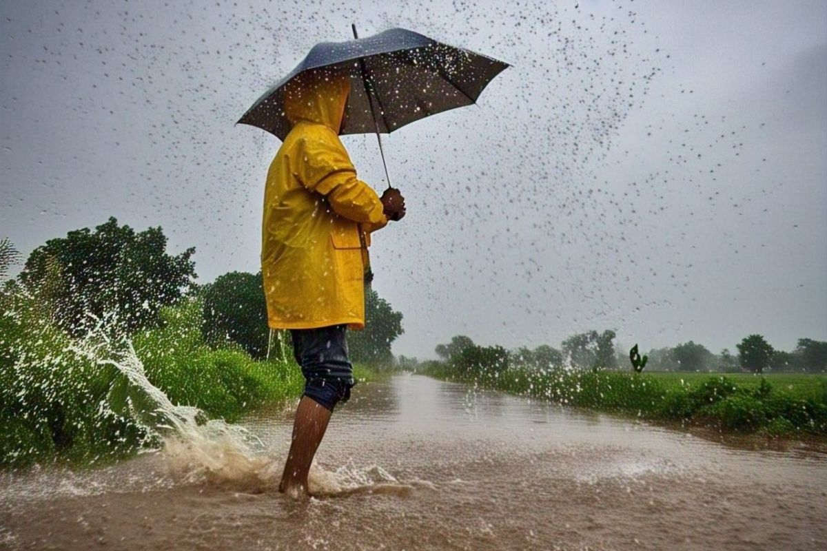 Bihar Rain Alert : बिहार के 22 जिलों में होगी भयंकर बारिश, मौसम विभाग ने जारी किया ऑरेंज अलर्ट, जानिए अपने जिले का हाल 1 AI Image