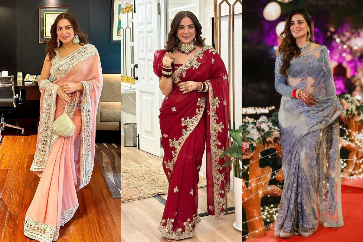Shraddha Arya Designer Sarees: नई नवेली बहू पर खूब जचेंगी ये ब्राइट और बोल्ड साड़ियां 1 Shraddha Arya Designer Sarees
