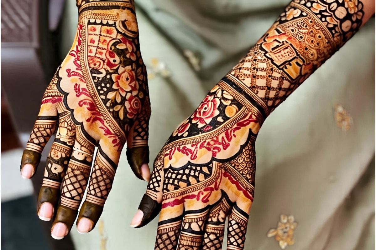 Fusion Mehndi Design 2025 1