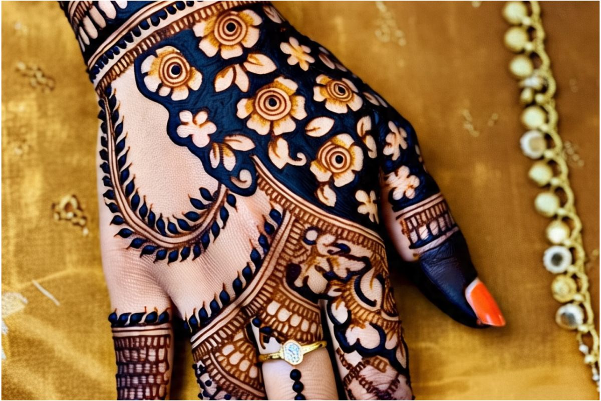 Fusion Mehndi Design 2025 1122