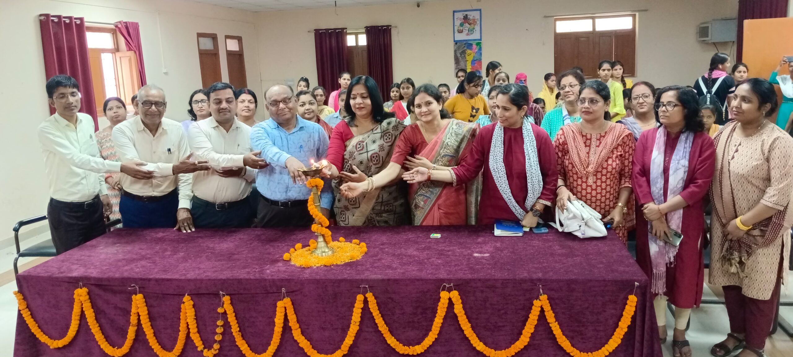 Samastipur News- समस्तीपुर वीमेंस कॉलेज में पहलगाम हमले और भारत के जबाव का नाटक मंचन