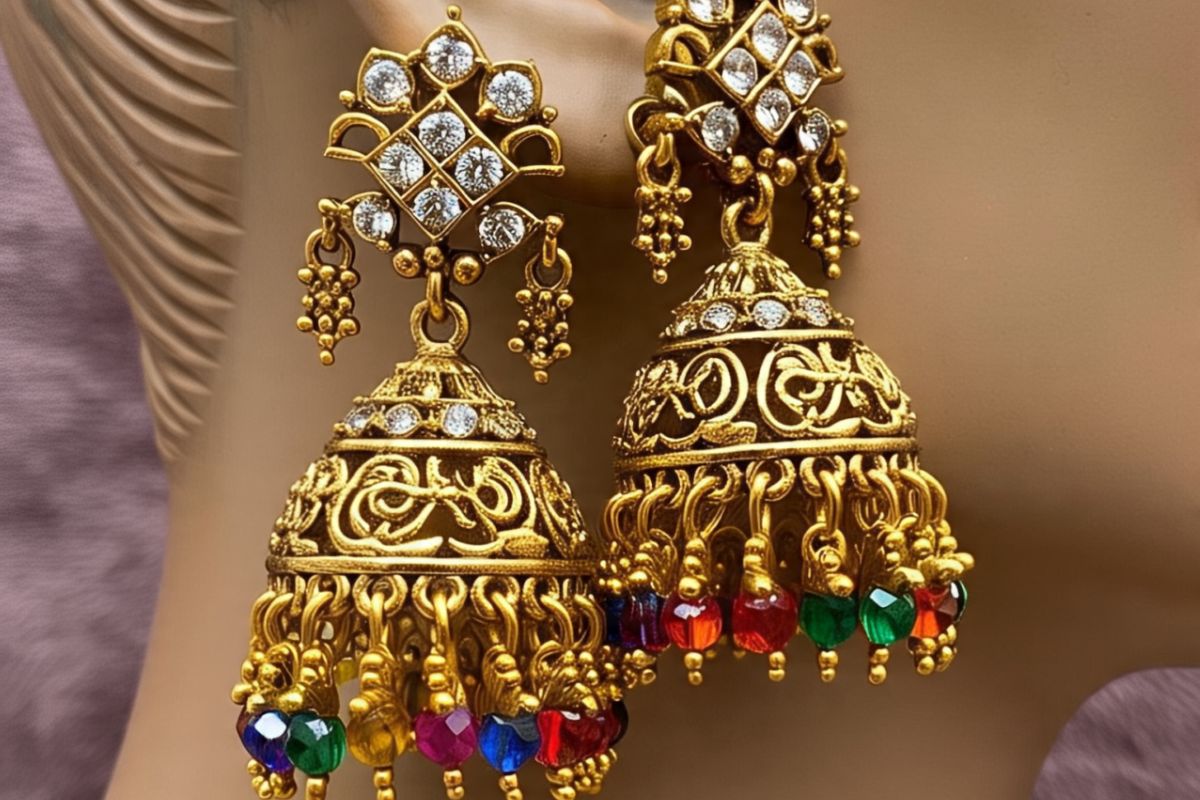 Latest Kundan Earrings For Vat Savitri Vrat: वट सावित्री पर दिखें सबसे सुंदर,पहनें ये कुंदन इयररिंग्स 2 latest kundan earrings 3