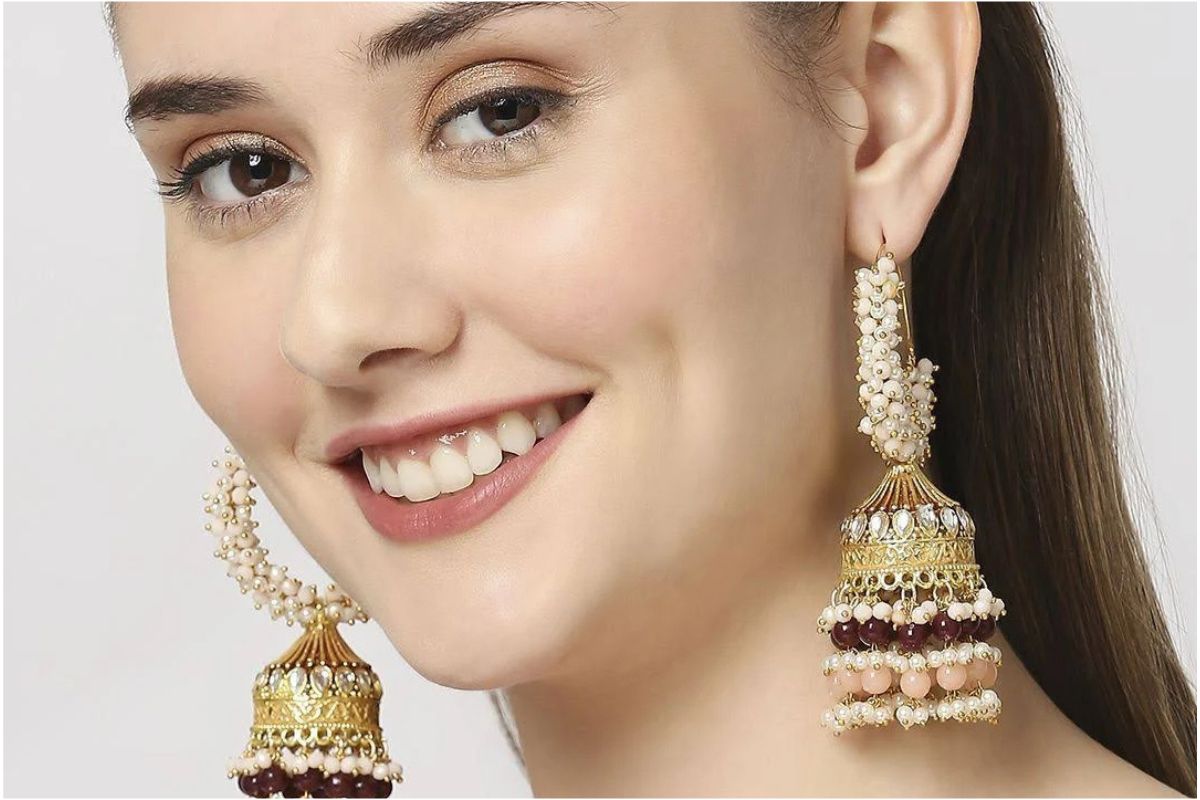 Latest Kundan Earrings For Vat Savitri Vrat: वट सावित्री पर दिखें सबसे सुंदर,पहनें ये कुंदन इयररिंग्स 5 latest kundan earrings 3323