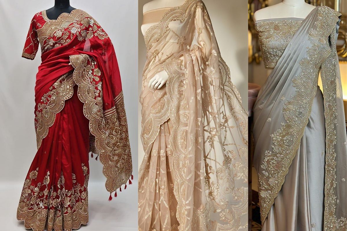 Saree Design: साड़ी की छांव में दमकेगा दुल्हन का रूप, हर रस्म में पहनें ये बेस्ट साड़ी डिजाइन 1 untitiled 1