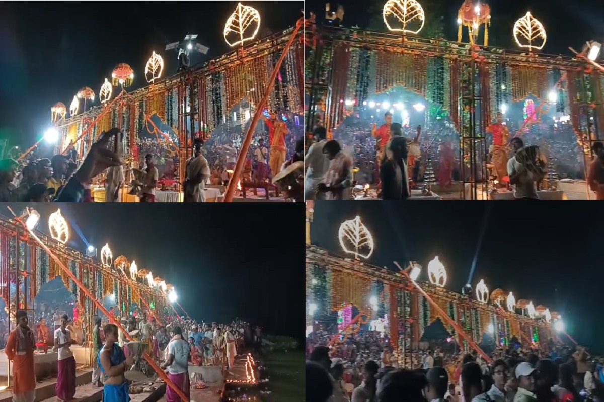 Ganga Dussehra: साहिबगंज में गंगा दशहरा पर मां गंगा की भव्य महाआरती, हर हर गंगे से गूंज उठा तट 1 गंगा तट पर आकर्षक सजावट