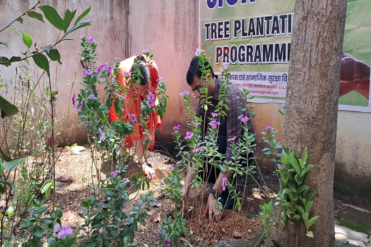 DDC inspection: सरायकेला में डीडीसी ने सखी वन स्टॉप सेंटर का किया औचक निरीक्षण, पौधे भी लगाये 3 सखी वन स्टॉप सेंटर में पौधारोपण करते डीडीसी