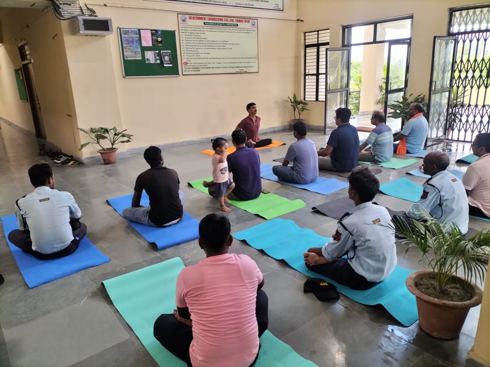 राजकीय इंजीनियरिंग कॉलेज, समस्तीपुर में भी मना योग दिवस 