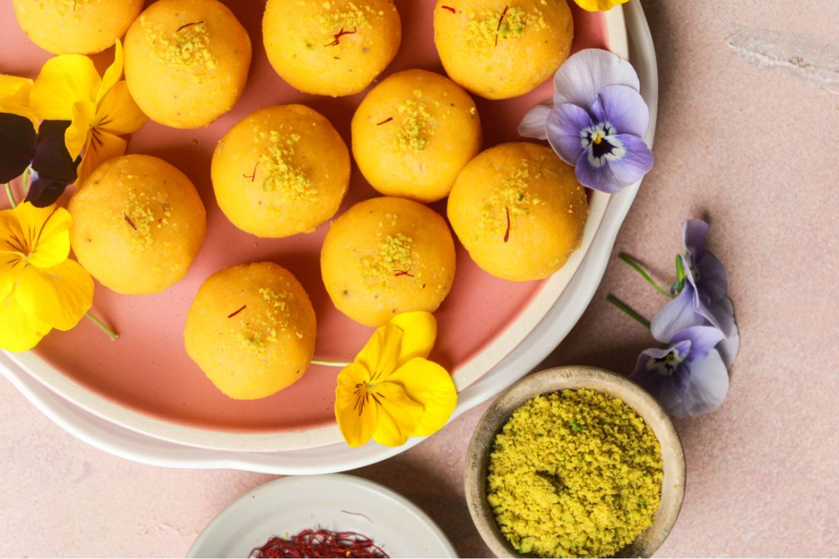 Mango Coconut Ladoo