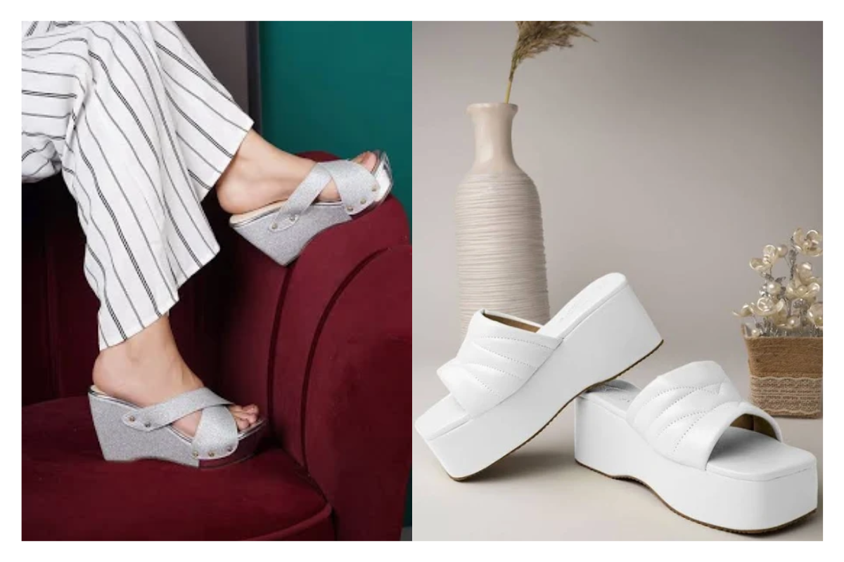 वर्किंग वुमन और कॉलेज गर्ल्स के लिए परफेक्ट हैं ये 10 Trendy Wedge Heels Designs - स्टाइलिश भी, कंफर्टेबल भी 3 Trendy wedge heels for women