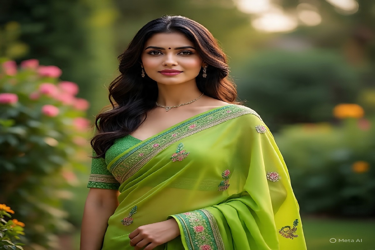पिया जी का दिल चुरा लेंगी ये हरी सड़ियां, इस हरियाली तीज पर करें ट्राय 4 gorjet