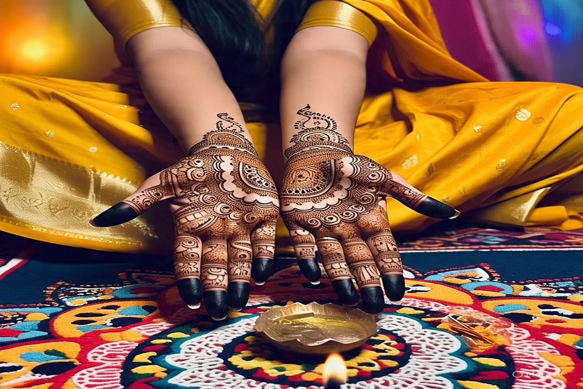 Latest Mehndi Design: ट्राइ करें ये मेहंदी डिजाइन, चाहने वाले चूम लेंगे आपके हाथ 5 mandla art