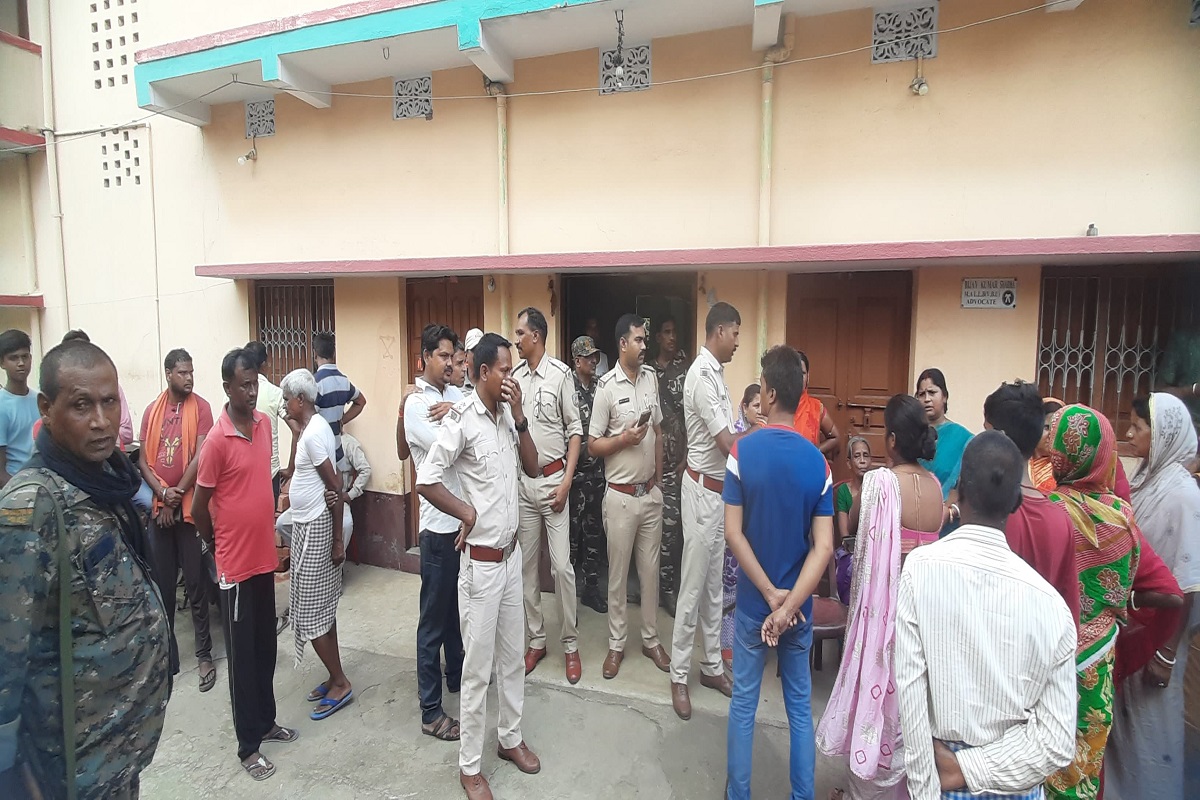 Police at crime scene