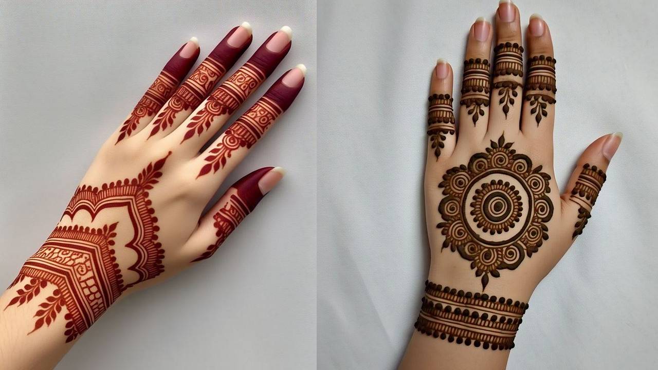 back simple mehndi designs