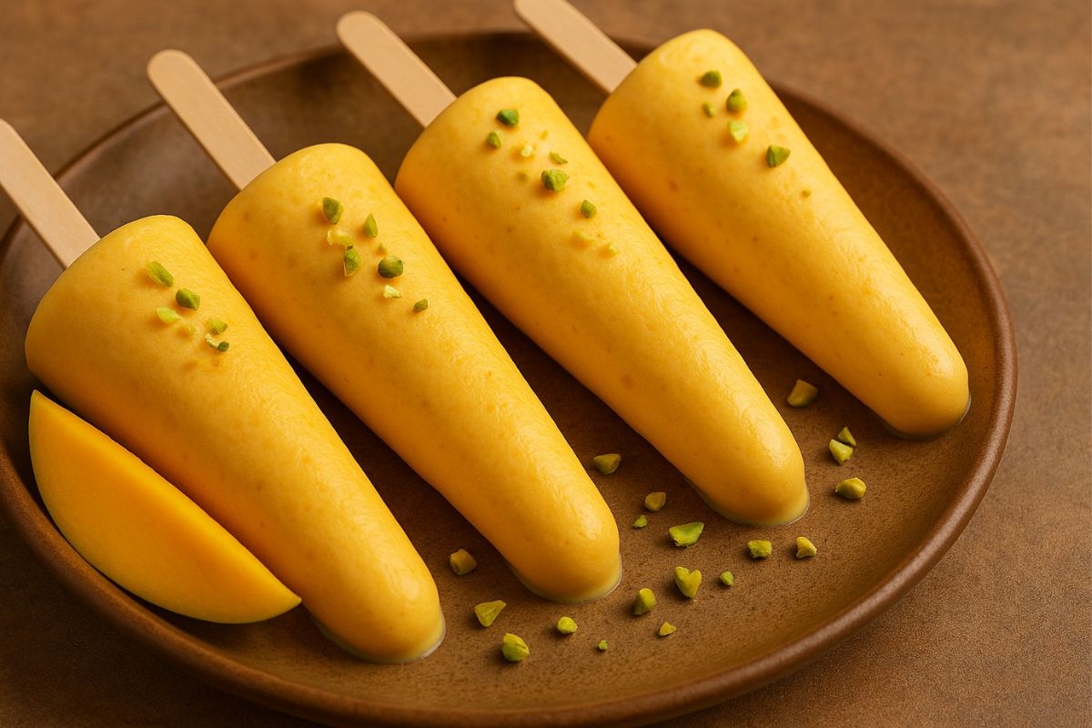 Mango Recipe Ideas: आम का सीजन खत्म होने से पहले, तैयार करें ये फ्लेवरफुल रेसिपीज 3 mango kulfi