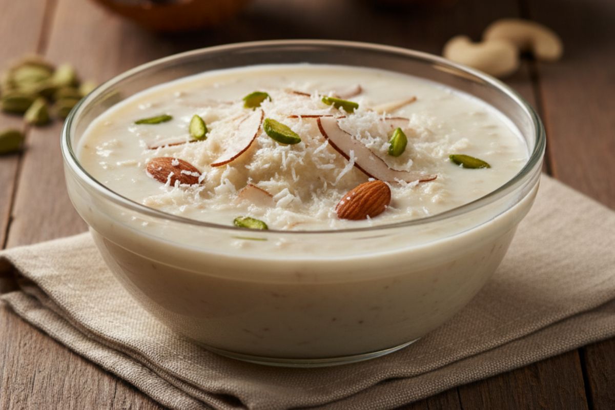 coconut kheer recipe 1