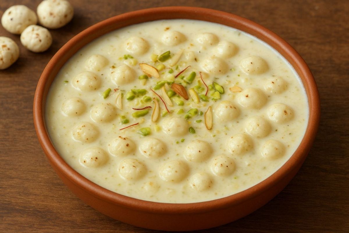 makhana kheer recipe 1