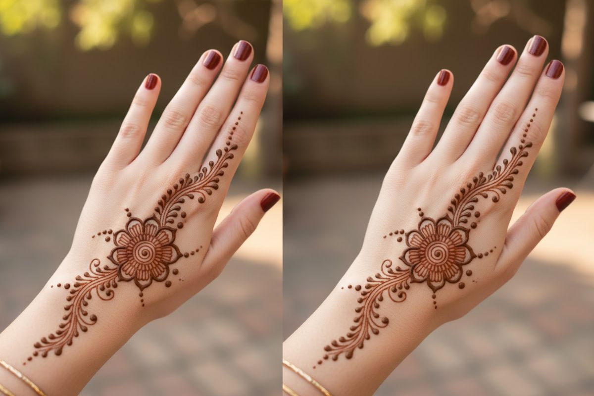 Bhai Dooj Special Mehndi Design: भाई-बहन के रिश्ते का प्यार बढ़ाएं, देखें भाई दूज स्पेशल ब्यूटीफुल मेहंदी डिजाइन 6 Bhai Dooj Special Mehndi Design 4