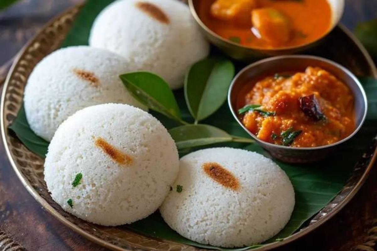 Idli Recipe: रात के बचे चावल और दही से बनाएं सॉफ्ट, फुली हुई इडली 2 Leftover Rice Curd Idli Recipe Instant min
