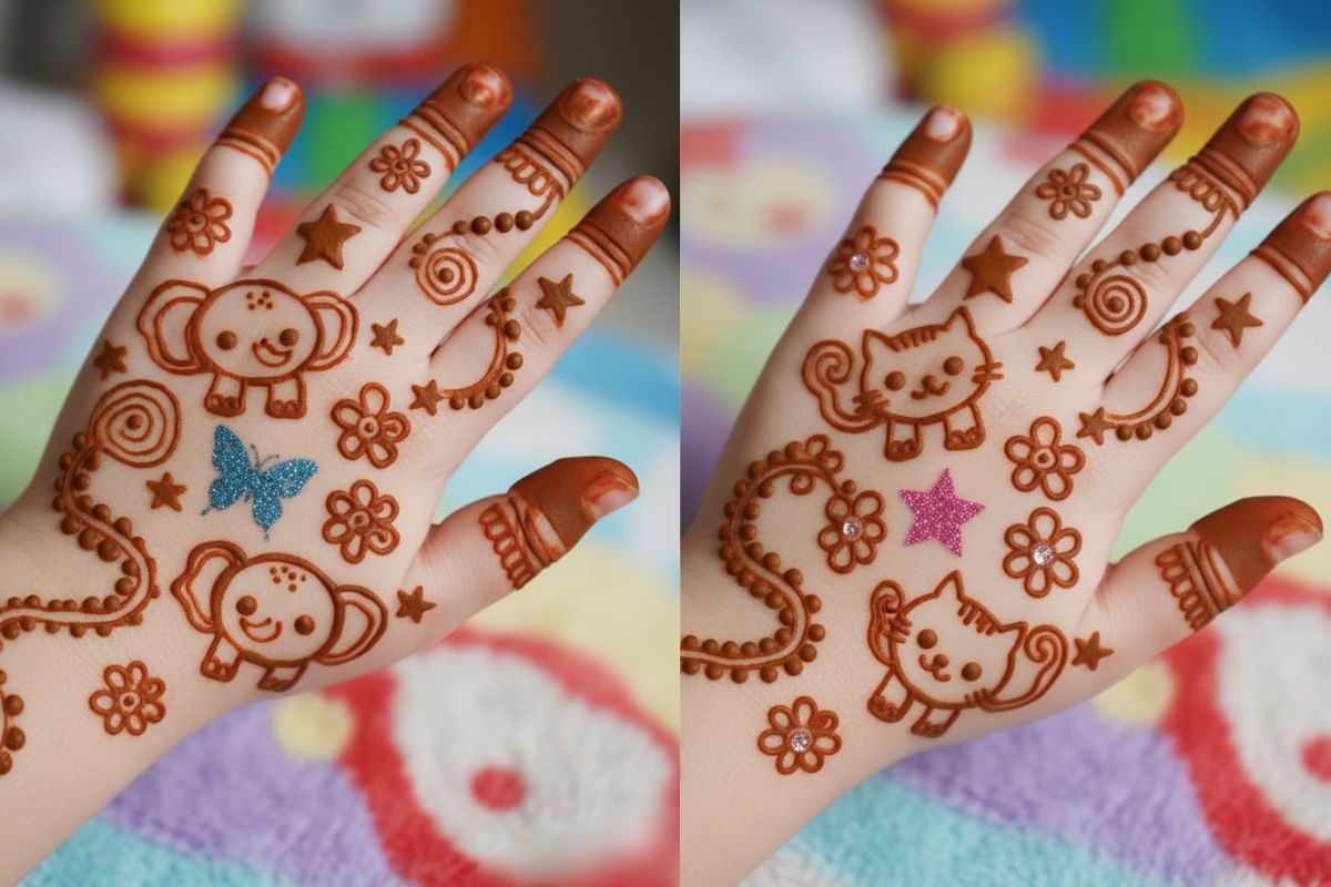 Mehndi Design Easy And Beautiful For Diwali: दिवाली लुक को बनाएं शानदार, हाथों में लगाएं ये सबसे सुंदर लेटेस्ट मेहंदी डिजाइन 7 Cute Mehndi Design for Kids