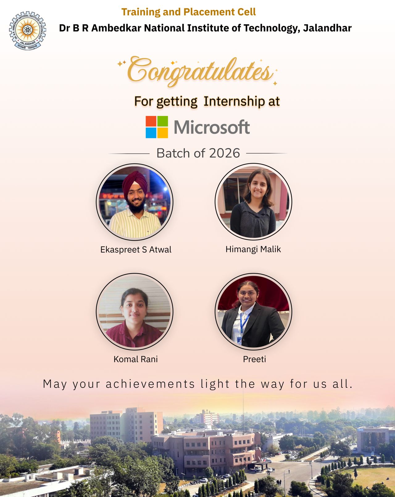 BTech स्टूडेंट को Microsoft में इंटर्नशिप, कंप्यूटर साइंस नहीं इस ब्रांच का जलवा