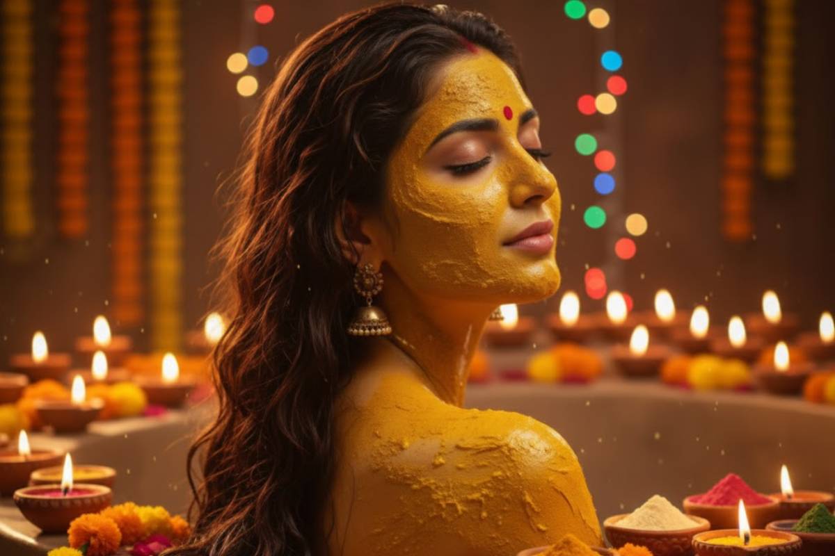 Narak Chaturdashi Homemade Ubtan: नरक चतुर्दशी पर अपने रूप में लाएं सोने सा निखार – घर पर बनाएं ये 3 आसान देसी उबटन