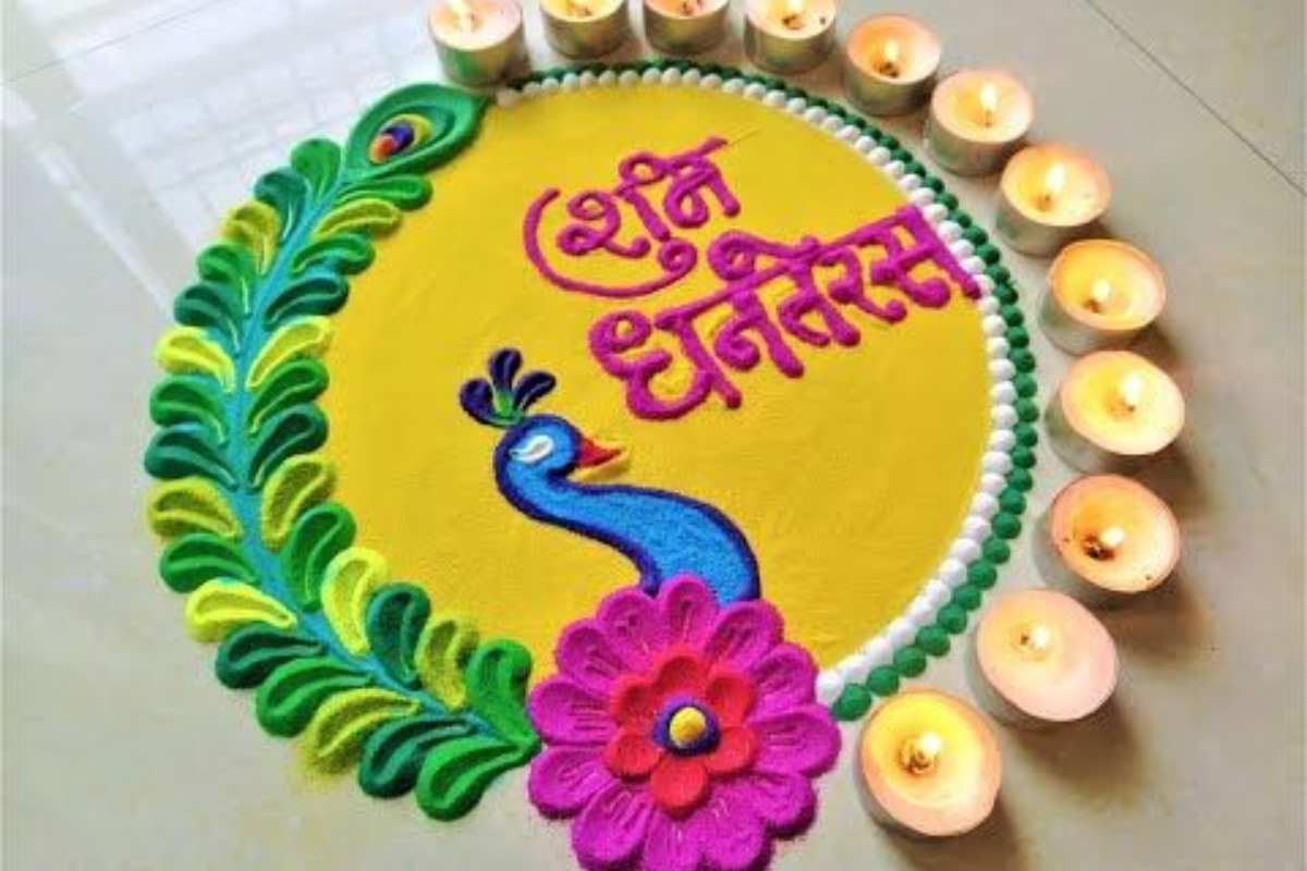 Dhanteras Rangoli Designs: धनतेरस पर घर सजाएं इन खूबसूरत रंगोली डिजाइंस से, आएगी मां लक्ष्मी की कृपा 2 Rangooli Designs For Dhanteras