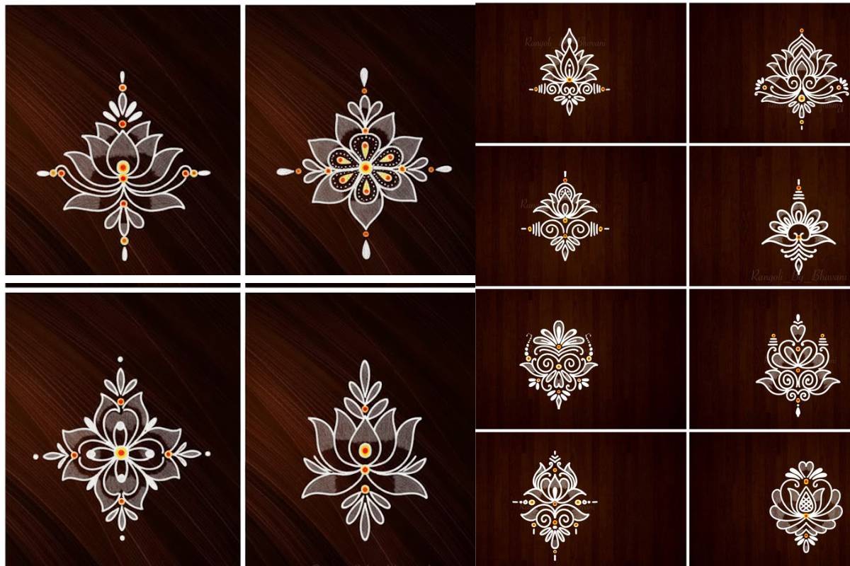 Border Rangoli Design for Diwali: घर के मुख्य द्वार को सजाएं आसान और खूबसूरत रंगोली डिजाइनों से