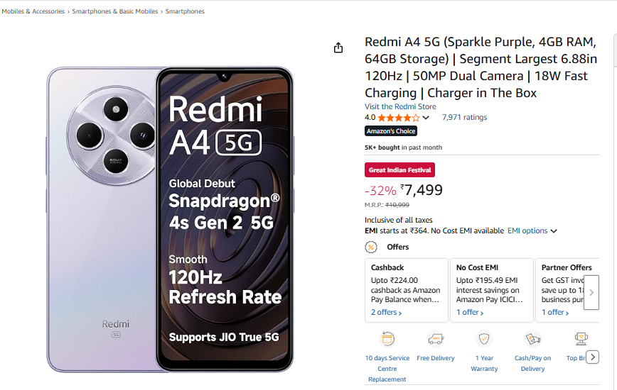 Galaxy M17 से लेकर iQOO Neo 10 तक, Amazon GIF Sale खत्म होने से पहले लपक लें इन स्मार्टफोन्स पर तगड़ी डील