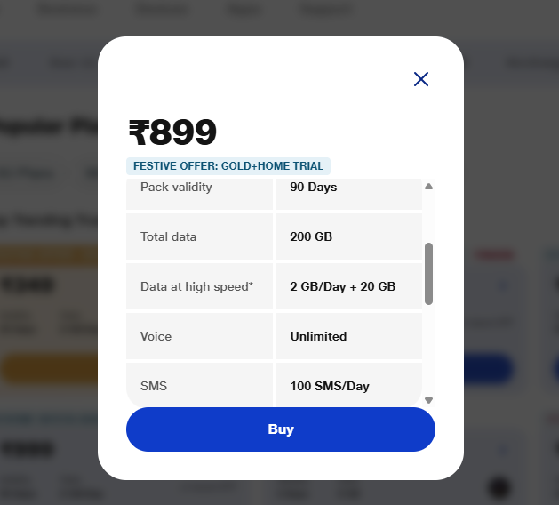 Jio का दिवाली ऑफर, इन प्लान्स में मिल रहा अनलिमिटेड डेटा और 2 महीने JioHome का फ्री ट्रायल 3 image 242