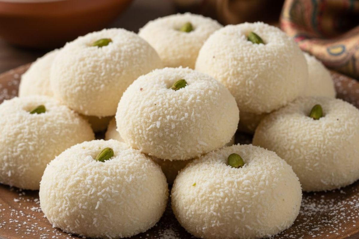 Instant 5 Sweets For Diwali: बिना बाजार जाए बनाएं दिवाली की मिठाई, बस कुछ मिनटों में तैयार होंगी ये 5 स्वीट्स 3 nariyal laddoo