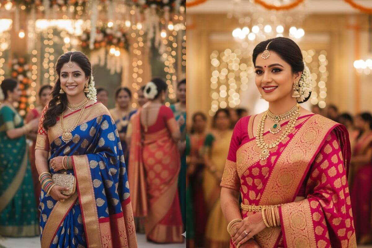 Saree Design For Wedding Party: वेडिंग पार्टी में दिखें सबसे हटकर, ट्राई करें ये साड़ी डिजाइन आइडियाज 4 silk saree
