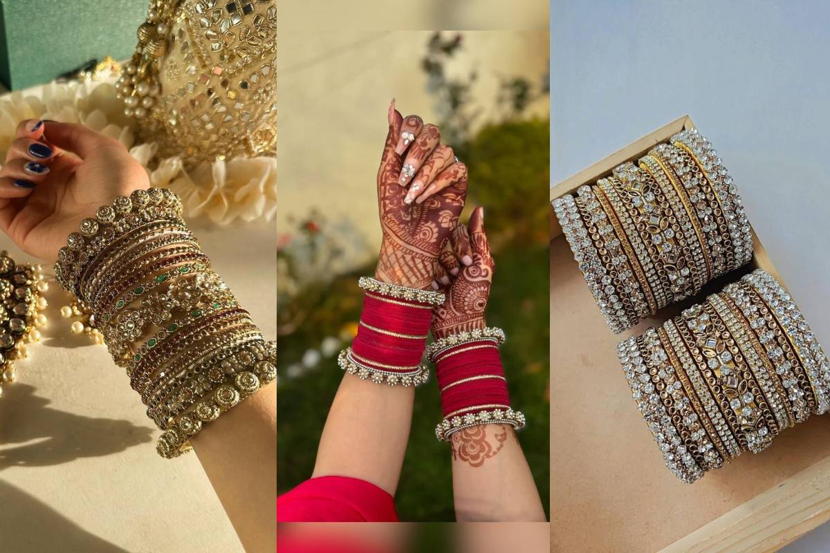 Bangles Design: हाथों की रौनक बढ़ाने वाले 4 ट्रेंडी चूड़ी डिजाइन 8 Golden Bangles Design min