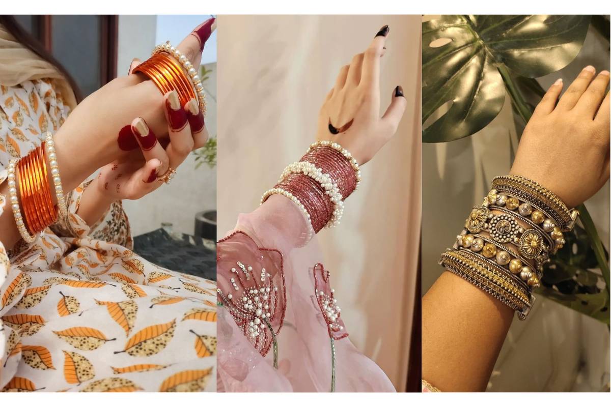 Bangles Design: हाथों की रौनक बढ़ाने वाले 4 ट्रेंडी चूड़ी डिजाइन 9 Silver Bangles Design min