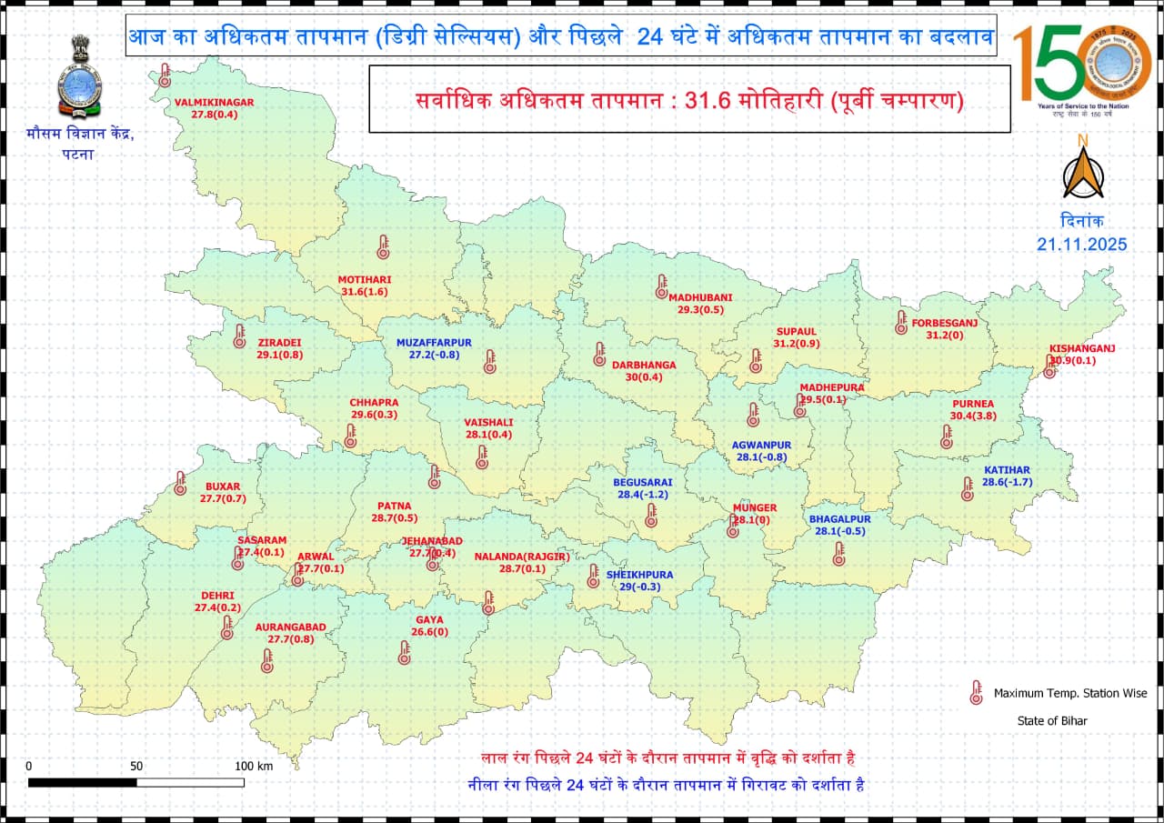 Bihar Ka Mausam: बिहार में ठंड ने बढ़ाई रफ्तार, आज से 4 डिग्री तक गिर सकता है तापमान, जानिए पटना में कैसा रहेगा मौसम 1 bihar ka mausam
