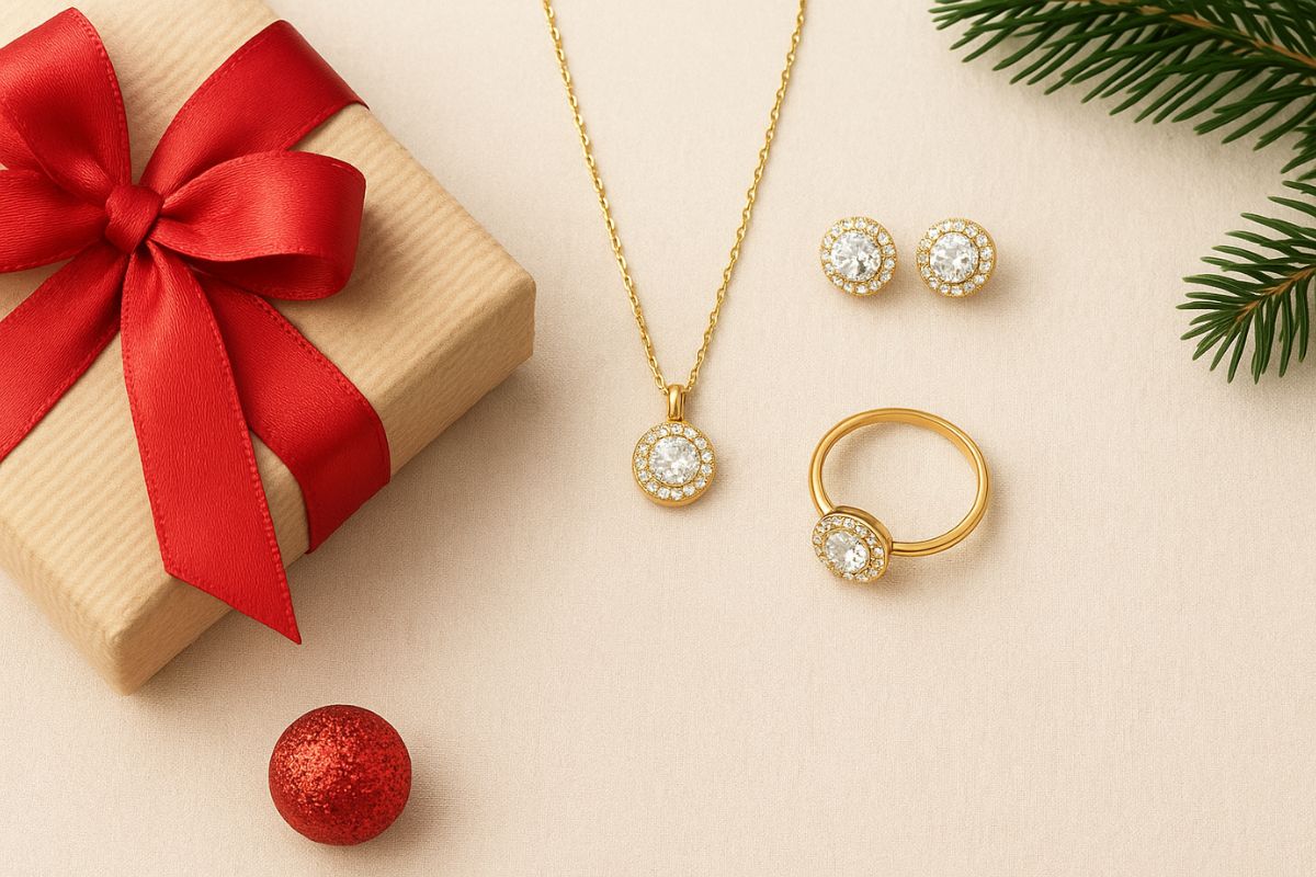 Christmas Gift For Wife: क्रिसमस पर पत्नी को फील कराएं स्पेशल, इन गिफ्ट आइडियाज के साथ 2 Jewelry (AI Generated)