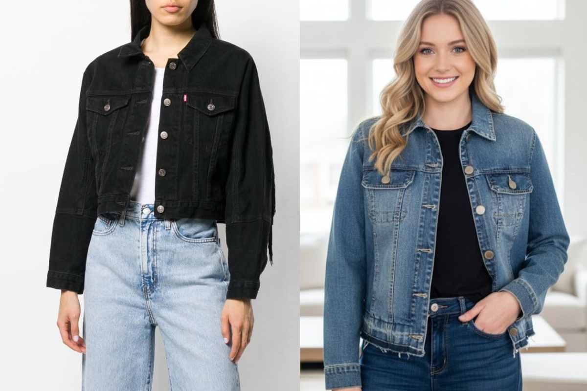 Latest Denim Jacket Style for Girls