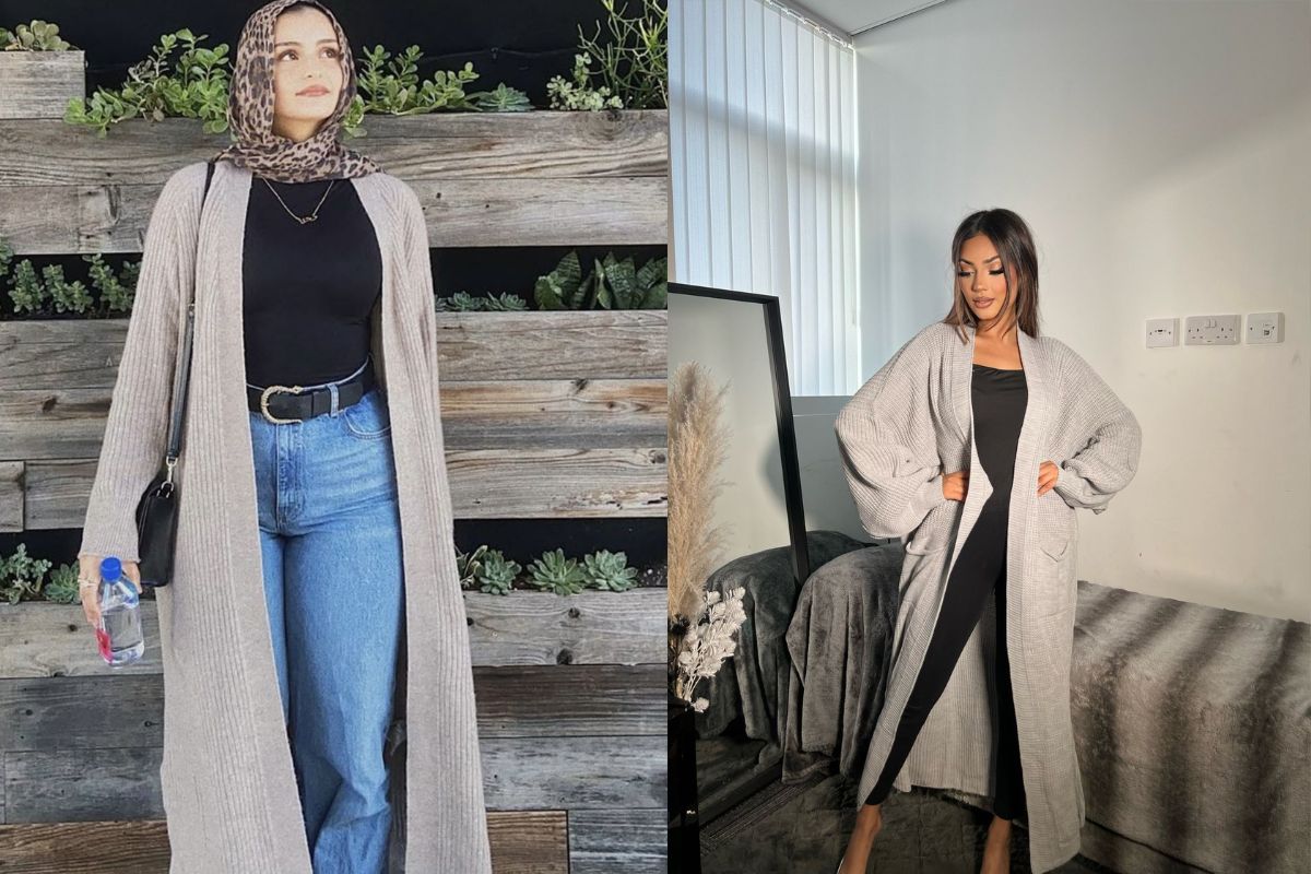 Winter Shrug For Women: सर्दियों में फैशन से समझौता नहीं! देखें स्त्रीओं के लिए सबसे ट्रेंडिंग विंटर श्रग आइडियाज 3 Long Waterfall Shrug for women (Image Source: Pinterest)