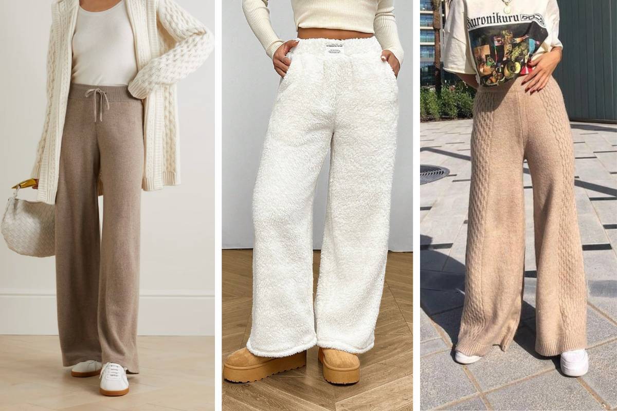 New Woolen Pants for Women: कपकपाती ठंड में भी मिलेगी गर्माहट, देखें नए वूलन पैंट्स के स्टाइलिश डिजाइन 1 Straight Leg Woolen Pants for Women Winter