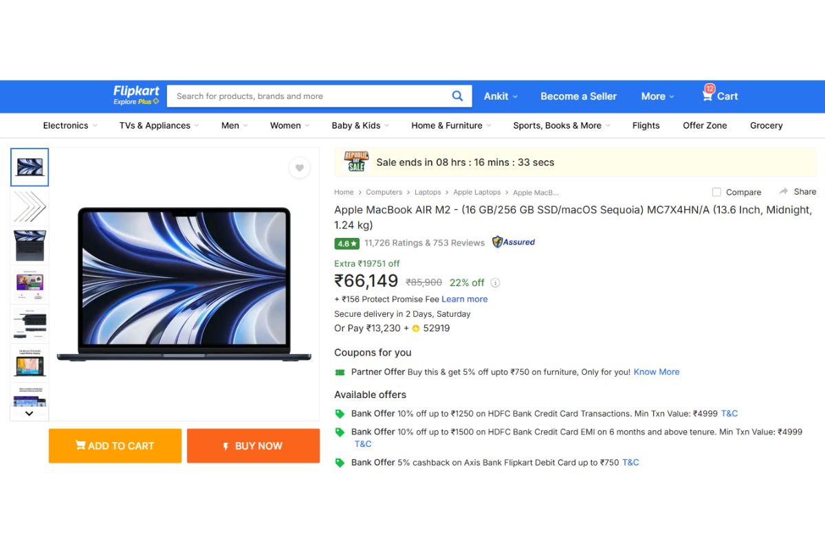 Apple MacBook Air M2