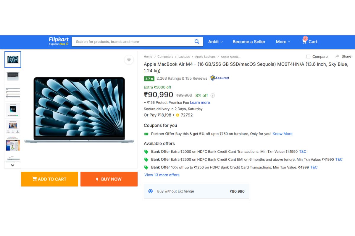 Apple MacBook Air M4 